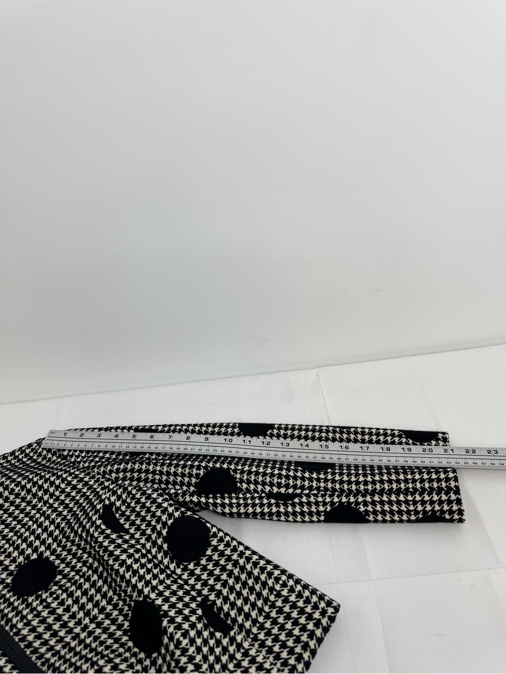 Akris Punto Sz 6 Blazer & Sz 8 Dress Black & White Dotes Houndstooth Wool Blend - Picture 14 of 16